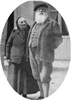 Francis Jammes et sa mère en 1932 / Association Francis Jammes Orthez