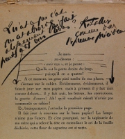Ms533, 2ème épreuve, en page, corrections de l'auteur / Bibliothèque Patrimoniale de Pau