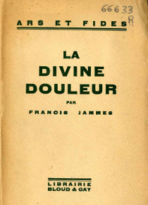 La Divine Douleur, couvertureBibliothèque Patrimoniale de Pau, cote 66633R