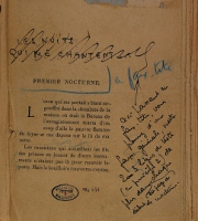 Ms531, épreuves en placards, corrections par Bernadette Jammes / Bibliothèque Patrimoniale de Pau