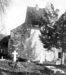 Ancienne chapelle et cimetière de Noarrieu / Fonds Association F. Jammes Orthez