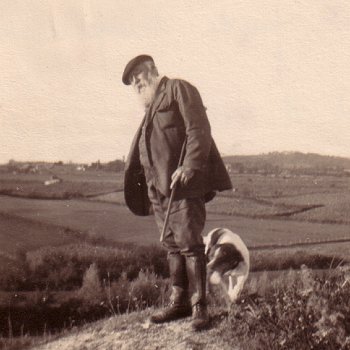 Francis Jammes et son chien Rip 