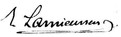  Signature de Lamieussens