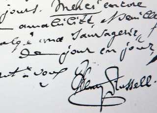 Extrait d'une lettre du 16 février 1907 adressée à Francis Jammes